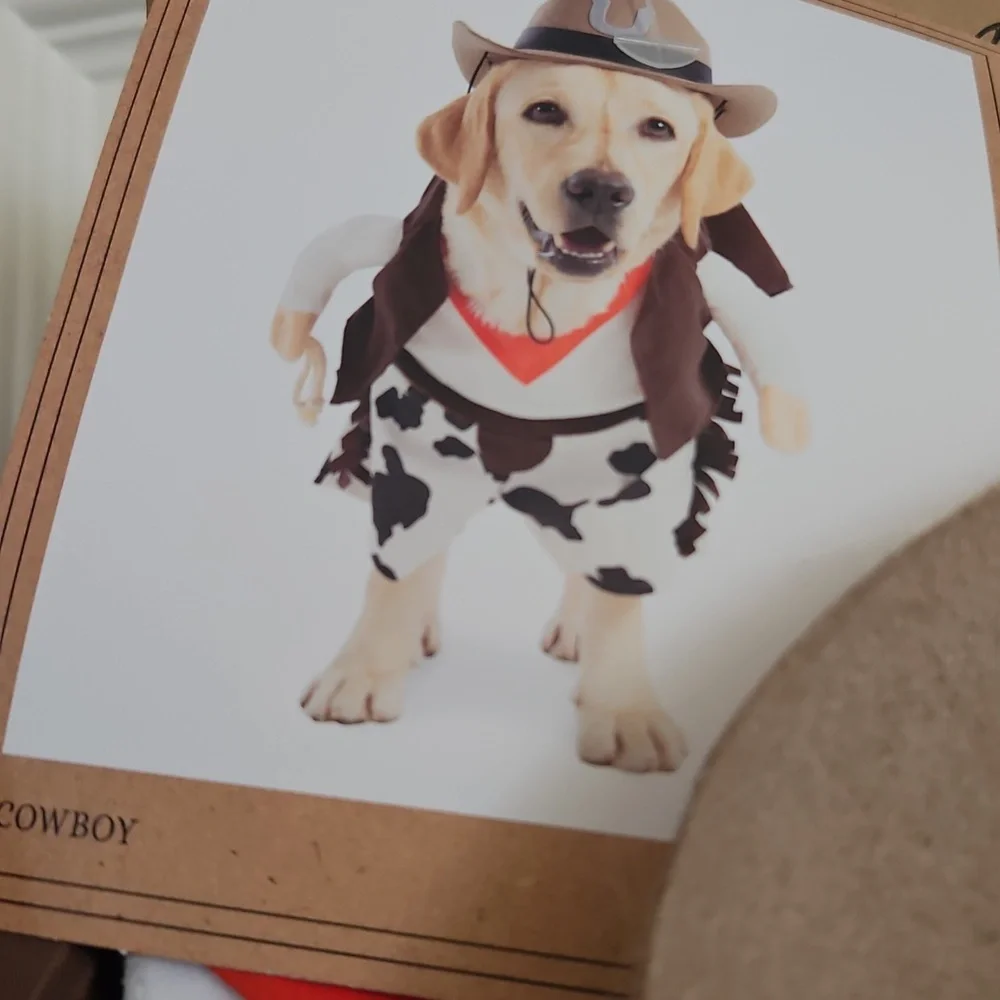 Cowboy Dog Costume with Hat